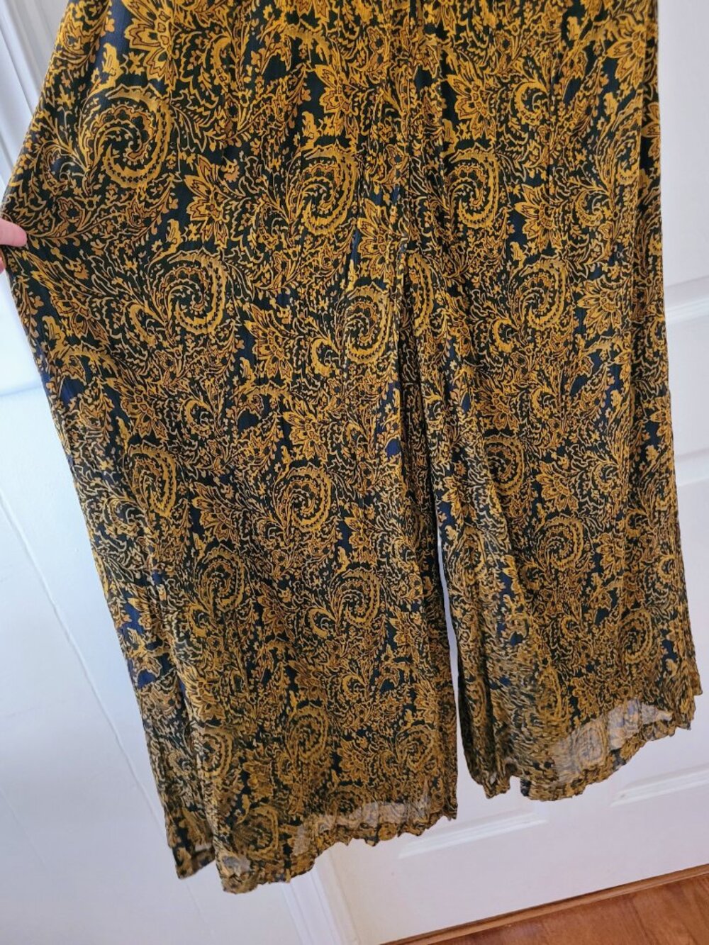 NWT Anthropologie Ollari Paisley One-Shoulder Jumpsuit, Size L - Picture 7 of 16